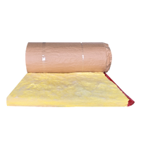 Rouleau de laine de verre isolante en papier kraft R11, directement de l'usine, pour bâtiments résidentiels et commerciaux