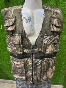Gilet de chasse pour homme de haute qualité, automne-hiver, respirant, en softshell, 100% nylon, sans manches, imprimé HD - Product Image 5