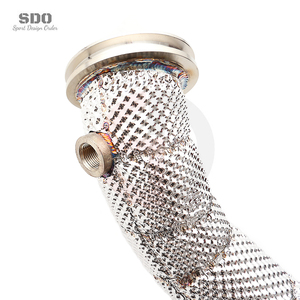 Downpipe de alto rendimiento SDO para Maserati Quattroporte <span class=keywords><strong>SQ4</strong></span> 3.0L V6 Turbo Sport, sistema de escape de acero inoxidable 304 - Product Image 5
