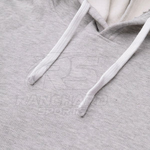 เสื้อฮู้ดผู้ชายลดราคา ขายส่ง ออกแบบเองได้ เสื้อฮู้ดโอเวอร์ไซส์สีพื้นสำหรับผู้ชาย - Product Image 5