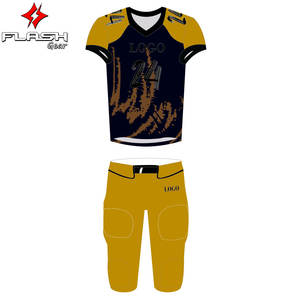 Kits de camisetas para jóvenes Disfraces Práctica y conjunto de pantalones Mejor fabricación Diseñe su propio fútbol americano de Venta caliente - Product Image 1