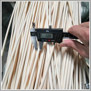 ก้านกกไม้กระจายกลิ่นสีเบจไม้กกแผ่นกระจายแสงขนาด3.17ออนซ์ - Product Image 1