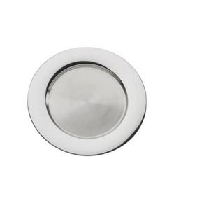 Assiette de présentation de style luxueux Assiette de service faite à la main de créateur unique Assiette de présentation décorative en métal pour mariage - Product Image 5