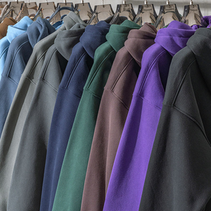 Sweat-shirts unisexes en coton d'hiver de haute qualité, surdimensionnés, en polaire, à épaules tombantes, unis, vierges, personnalisables, pour hommes, impression numérique - Product Image 3