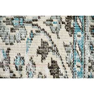 Alfombra vintage de 2.2x5.5 pies, alfombra turca tipo runner, alfombra de lana azul con lunares - Product Image 5