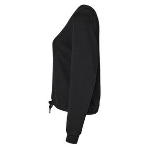 Venta al por mayor de algodón de las señoras en blanco gimnasio de manga larga de color negro sudaderas de las mujeres de diseño de logotipo personalizado sudaderas para damas - Product Image 5