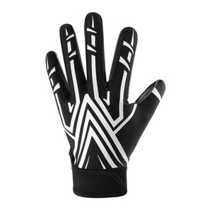 Guantes de fútbol de muñeca ajustables unisex Logotipo personalizado Impresión Diseño profesional Empuñaduras impresas para fútbol americano - Product Image 2