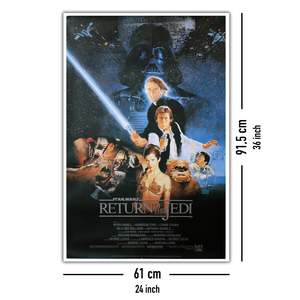 Modern Style Star Wars 'Return of the Jedi' <b>Poster</b> Black Frame Wall Decor - Product Image 4