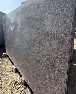 Dalle de pierre naturelle de granit brun cerise de vente chaude pour la décoration intérieure et extérieure du fournisseur indien - Product Image 3