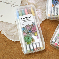 Monami plus stylo 3000 - 6/12/24/36/48/60 couleurs fibre pointe fine art croquis calligraphie pinceau stylo ensemble dessin stylo