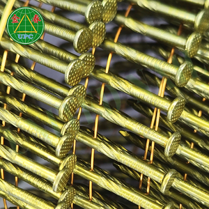 1-3/4 "X 0.092 Bobina de acero Pallet Nails 9000PCs Anillo Vástago Tornillo Vástago Diseño de cabeza a cuadros para pistola de clavos de gas Precios de fábrica - Product Image 6