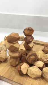 Pierre d'équilibrage en bois coloré Tumi Ishi blocs blocs de construction d'équilibrage en bois prix compétitif - Product Image 2