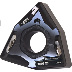 Inserto de Torneado Indexable con Recubrimiento MT-CVD PU 10 ISO WNMG 060408E-MT5315 D. 3.81mm para Herramientas de Torneado de Precisión - Product Image 2
