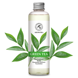 Recharge Liquide pour Diffuseur d'Arômes Aromatika Thé Vert 200ml – Huile Parfumée Longue Durée pour Diffuseur à Bâtonnets - Product Image 1