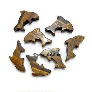 โลมาสีเขียว Aventurine แบบแฮนด์เมดเครื่องรางนำโชคส่งออกสากลขายส่งอัญมณีสไตล์ความรัก - Product Image 6