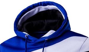 Sudadera con Capucha para Hombre, Estilo Moderno, Multicolor, Manga Larga, de la Mejor Calidad, Transpirable, de Algodón y Felpa, con Triple Color - Product Image 4