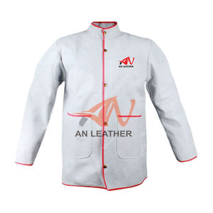 Veste de soudage en cuir fendu, veste de soudage en cuir, veste de sécurité - Product Image 1