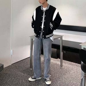 Veste universitaire personnalisée de qualité supérieure pour hommes Street Wear lettre motif coupe-vent fabricants de vêtements personnalisés - Product Image 1