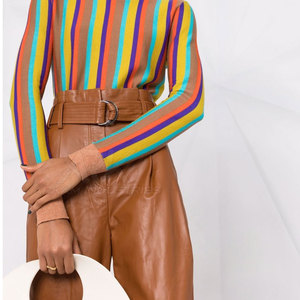 Stylish Women Leather Pant With Smooth Texture And Comfortable Design For Trend Inspired Outfit Styling - Product Image 5