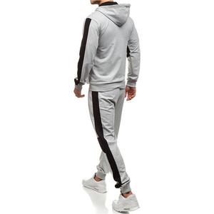 Sudadera con Capucha de Invierno de Alta Calidad con Logotipo Personalizado para Hombre, Conjunto Deportivo para Correr, Chándal con Cierre de Cordón al por Mayor - Product Image 3