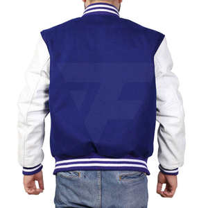 Veste universitaire en laine personnalisée pour hommes femmes Style lettermen avec col à capuche respirant pour l'hiver Service OEM disponible - Product Image 2