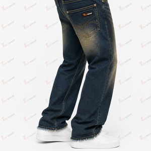 Jeans Casuales para Hombre al por Mayor, Pantalones de Mezclilla Personalizados, Corte Slim Fit, Pierna Recta, Elásticos, Jeans de Algodón Premium, Marca Privada - Product Image 6