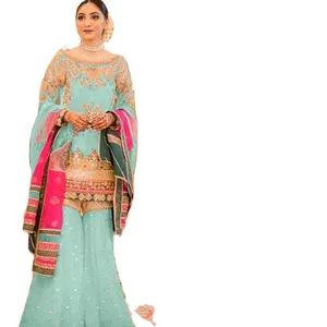 节日特别新昌达拉手工作品孟加拉和印度风格女装