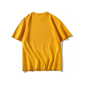 T-shirt pour homme à col rond en tissu éponge de haute qualité, manches courtes, 100% coton, décontracté, été, extérieur - Product Image 2