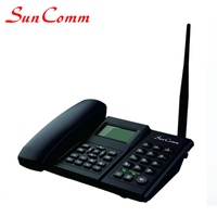 Téléphone fixe sans fil 4G LTE VoLTE SunComm SC-9600C-4GW avec port LAN, écran de 4,3 pouces, batterie de 2000 mAh