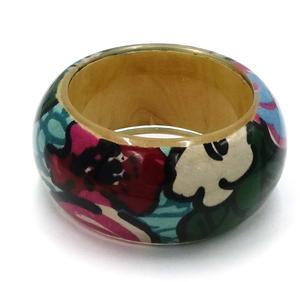 Juego de 3 brazaletes de madera y resina más vendidos, brazaletes de moda, juego de puños para damas, pulsera de alta calidad, joyería - Product Image 6