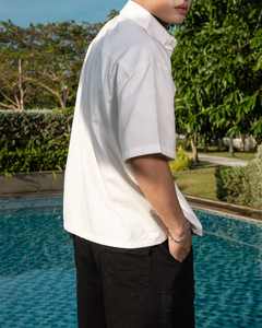 Oxford Boxy camisas abotonadas personalizadas impresas y bordadas ropa vietnamita ropa al por mayor fabricantes de ropa - Product Image 4