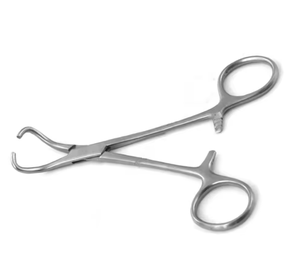 ที่หนีบผ้าแบบแมนนวลพร้อมลูกบอลและซ็อกเก็ตที่ใช้สำหรับงานผ่าตัดขนาด11.5ซม.-14ซม. ทำจากสเตนเลสสตีล - Product Image 3