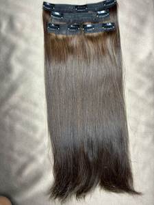 Extensions de cheveux humains indiens 100% Remy pour femmes Double extrémités dessinées Trame unique Volume de longueur parfaite avec une durabilité de brillance naturelle - Product Image 5