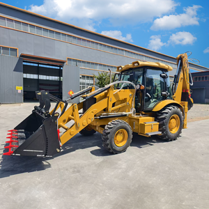 Chargeuse-pelleteuse tout-terrain de haute qualité à prix d'usine avec de grands pneus arrière, chargeuse à nivellement automatique et traction 4x4 pour terrains accidentés - Product Image 6