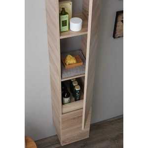 Columna de Baño Suspendida de Roble Well Belize con 2 Puertas, Muebles Elegantes para su Espacio de Baño - Product Image 3