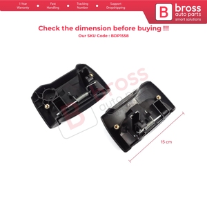 Poignée d'ouverture de porte coulissante extérieure gauche et droite BDP1558 noire pour Kangoo KC Express FC Kubistar MK1 X76 8200107371 820010737 - Product Image 6