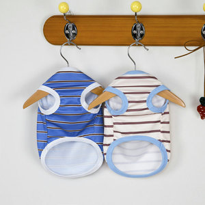 Ropa de Verano para Perros, Linda Ropa a Rayas para Mascotas, Chaleco Ligero para Cachorros, Trajes para Perros Pequeños - Product Image 5