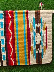 Western Show Horse Saddle Blanket Diseño de Nueva Zelanda Manta de sillín de lana hecha a mano Top Wool Saddle Pad Size - Product Image 2