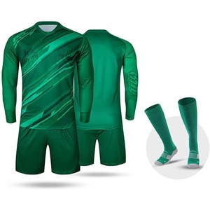 Ensemble d'uniformes de gardien de but de football personnalisés unisexes pour adultes, manches longues, 100% polyester, imprimé par sublimation, maillot de football pour adultes - Product Image 2