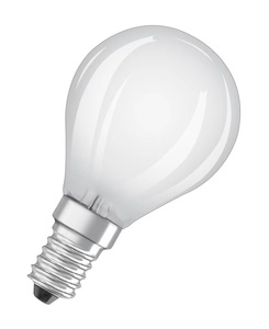 หลอดไฟ LED ทรงกลมแบบด้าน แพ็ค 3 หลอด ฐาน E14 4W 2700K (ออสแรม 819399) - Product Image 2