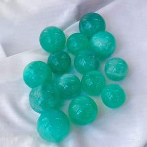 Sfera di Fluorite Verde Naturale di Alta Qualità, Lucidata, per Cristalloterapia, Guarigione Reiki, Meditazione e <span class=keywords><strong>Chakra</strong></span> - Product Image 4