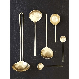 Mạ Vàng Thép Không Gỉ Mì Ống Phục Vụ Muỗng Và Nĩa Spaghetti Máy Chủ Lọc Cho Nhà Bếp Sử Dụng Salad Phục Vụ Công Cụ - Product Image 4