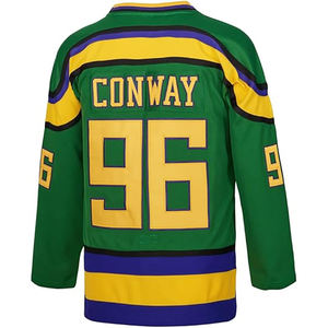 เสื้อกีฬาฮอกกี้น้ำแข็งผ้าโพลีเอสเตอร์สำหรับเด็กชายและเด็กหญิงชุดฝึกพิมพ์ลายสำหรับเยาวชน - Product Image 6