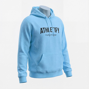 Sudadera básica de mezcla de algodón para hombre, tela suave y acogedora, perfecta para capas y actividades al aire libre - Product Image 1