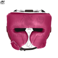 Ensembles de boxe personnalisés pour adultes avec protège-tête et protège-gland en cuir, équipement respirant à fermeture auto-agrippante – Prêts pour l'entraînement