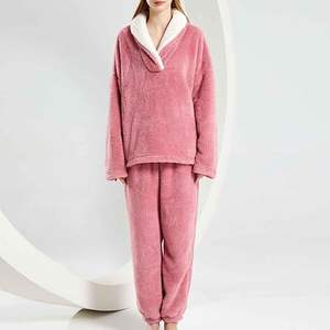 Good Quality Warm Women's Sleepwear Suit Pajamas for Women Winter Women Sleepwear Pajama - Product Image 3