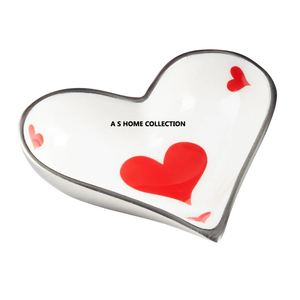 Plateau en aluminium moulé argenté de forme ovale avec poignée en forme de fleurs plaquées or Accessoires de table attrayants - Product Image 6