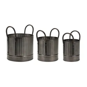 Latest Galvanized <b>Pot</b> and Planters Latest New Design Metal <b>Plant</b> <b>Pot</b> <b>for</b> Garden <b>Decoration</b> New Metal Flower <b>Pot</b> in Low Price - Product Image 3