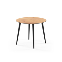 Table d'extérieur minimaliste en marbre Lamax 90 cm avec structure métallique durable