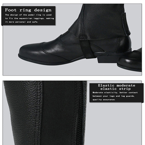 Nuevos Chaps de Cuero Vacuno de Alta Calidad para Montar a Caballo, Color Personalizado, Ligeros, de Lujo para Exteriores - Product Image 6